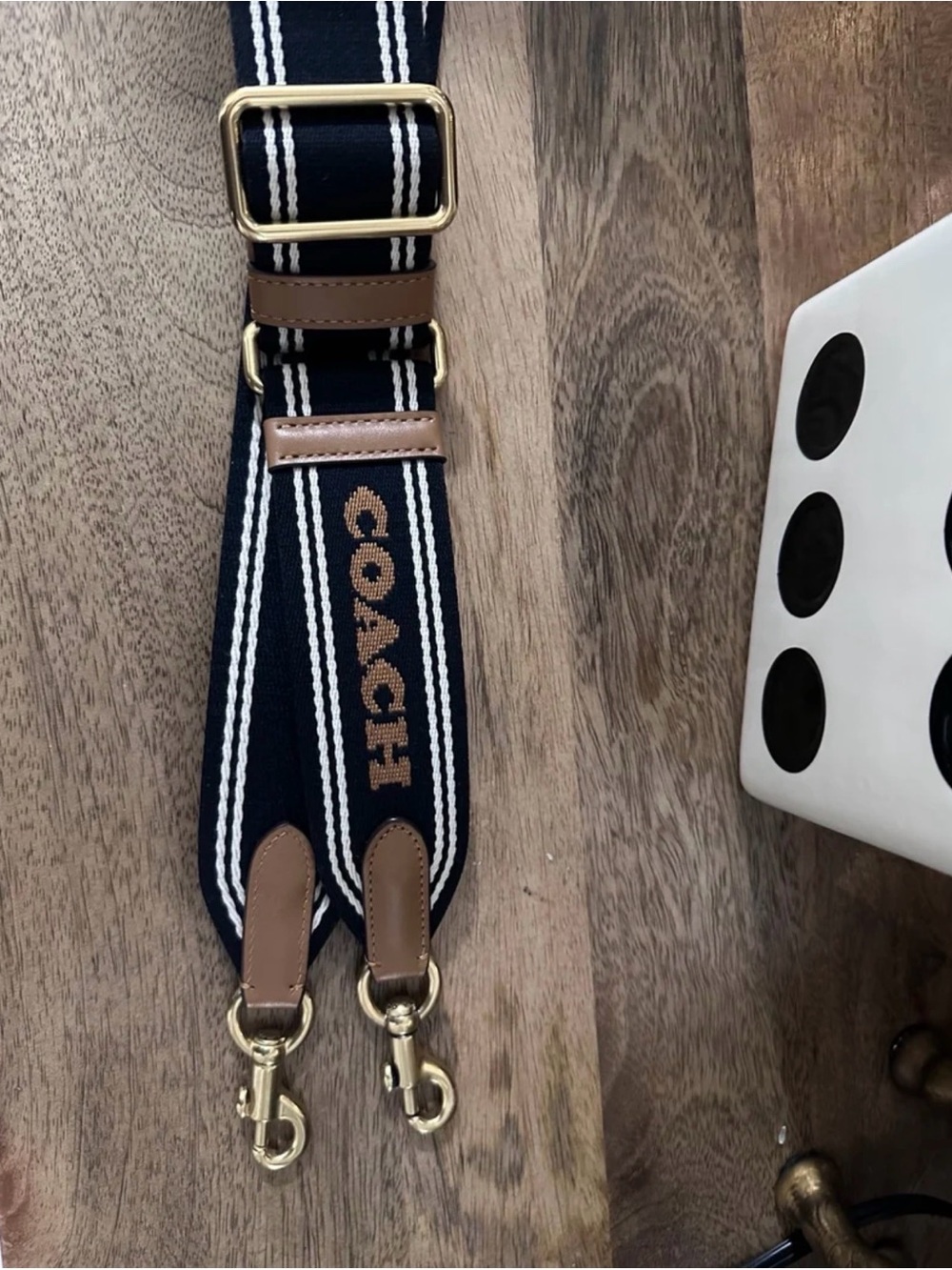 Coach Colorblock Webbing Strap - Picture 5 of 8